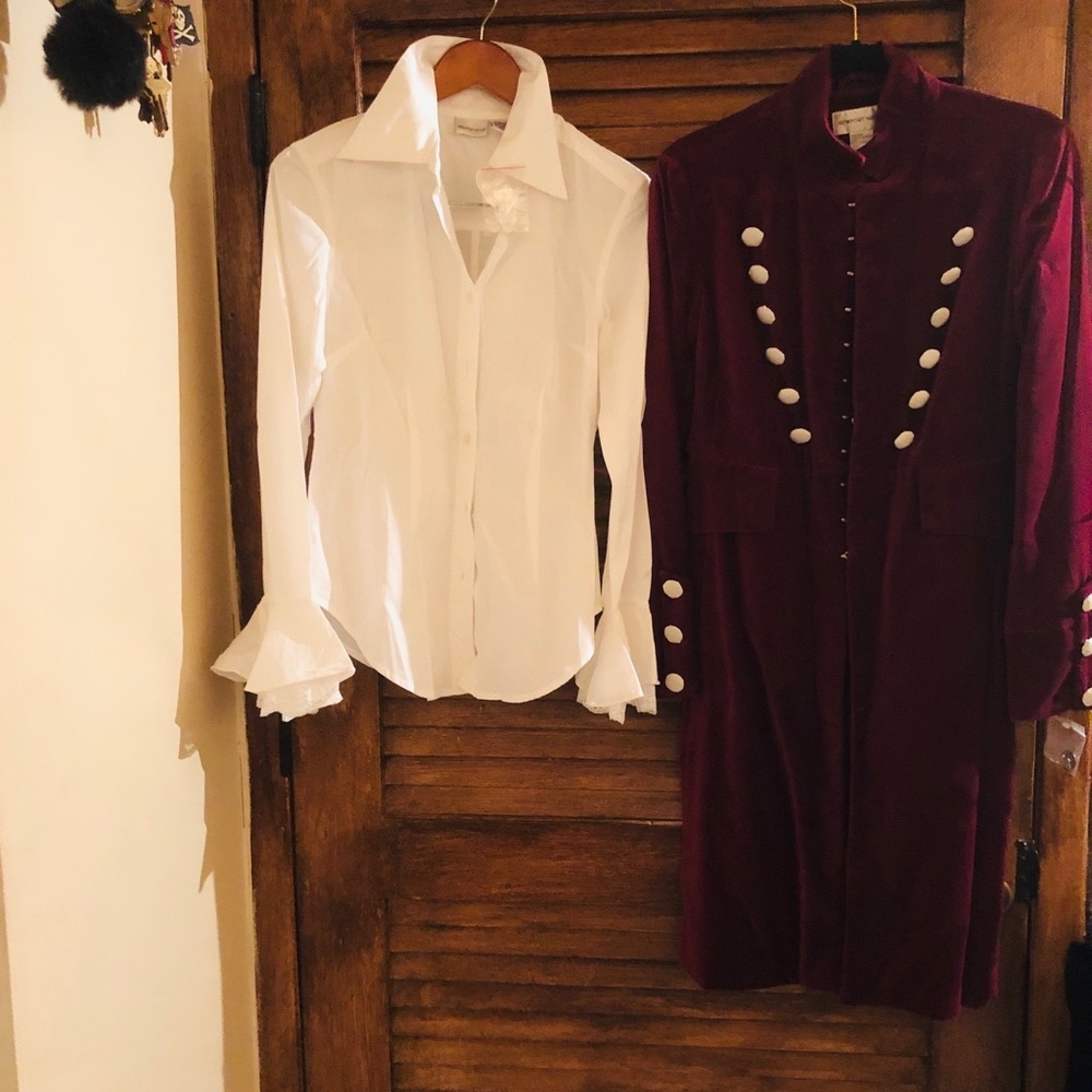Nwts prince jacket n ruffle shirt 250 sell 125